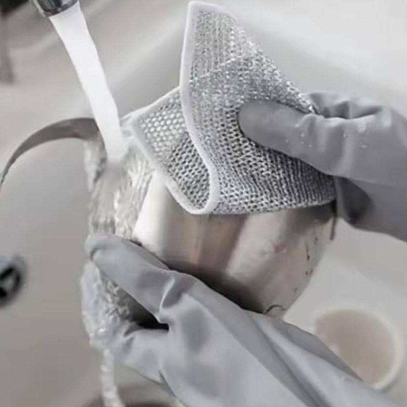 اسکاچ و دستمال توری بسته 5 عددی